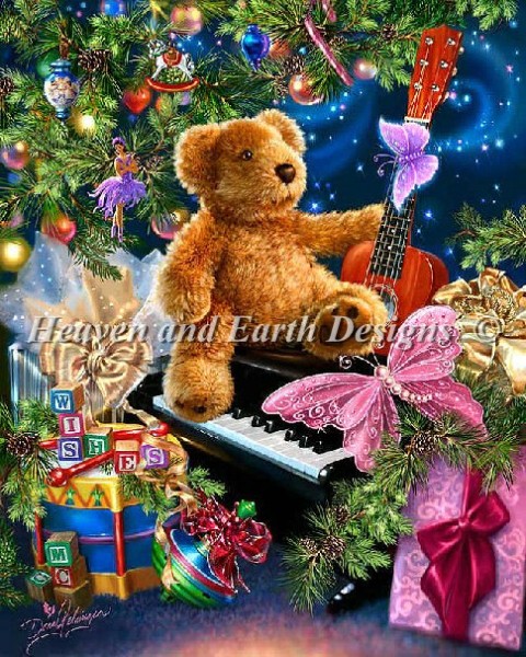 Christmas Bear Wishes - Click Image to Close
